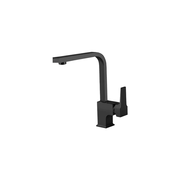 Newarc Aqua Siyah L Borulu Eviye Bataryası 941881LB ürün görseli 1