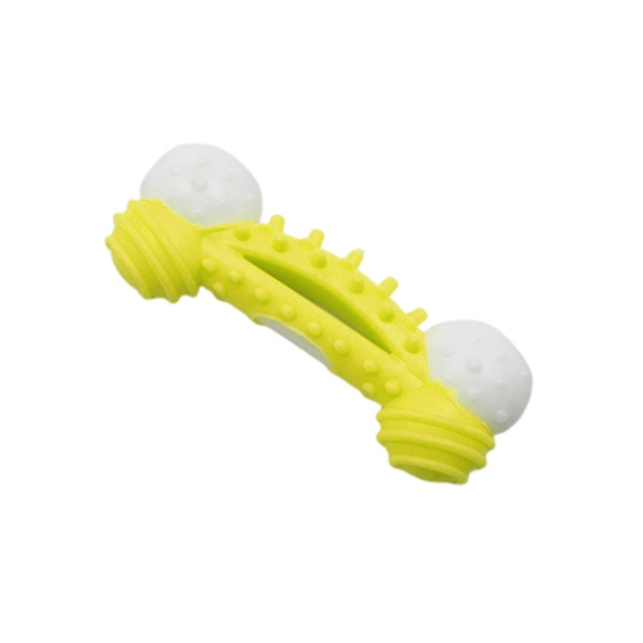 Zampa Dental Topuzlu Plastik Kaval Kemiği Köpek Oyuncağı Small 12x4,5 cm ürün görseli 1