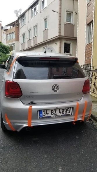 Volkswagen Polo Uyumlu Gti Spoiler 2010 - 2017 (Fiber) ürün görseli 1