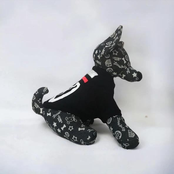 Uno Black Köpek Tişörtü XS 1,5 -  2 KG için uygun ürün görseli 1