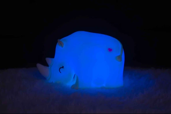 Dhink Silikon Gece Lambası Rhino Scott Yeşil ürün görseli 1