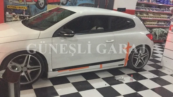 Volkswagen Scirocco Uyumlu Rieger Boyasız Yan Marşpiyel ürün görseli 1