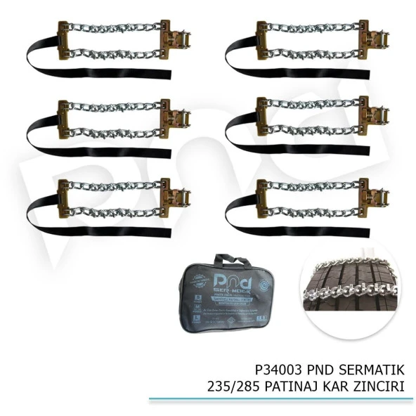 Pnd Sermatik 235/285 için Patinaj Kar Zinciri ürün görseli 1