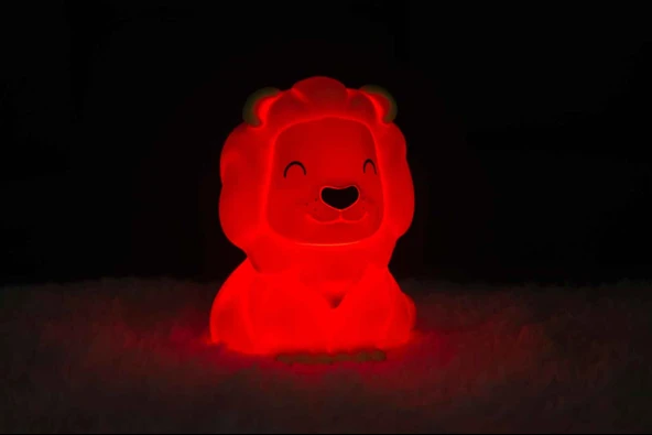 Dhink Silikon Gece Lambası Aslan Sarı ürün görseli 1
