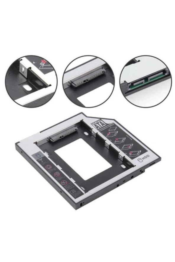 LEBRON Ssd Kızak 9.5mm Dvd To Ssd Kızak - Hdd Caddy 9.5 Mm ürün görseli 1