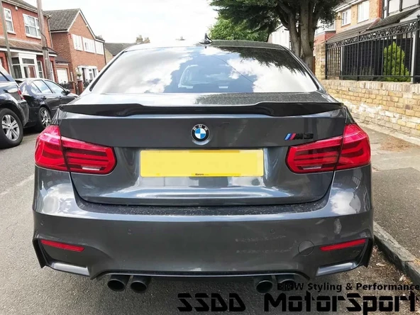 Bmw 3 Uyumlu Serisi F30-F80 M4 Style Spoiler (Plastik) (2012-2018) ürün görseli 1