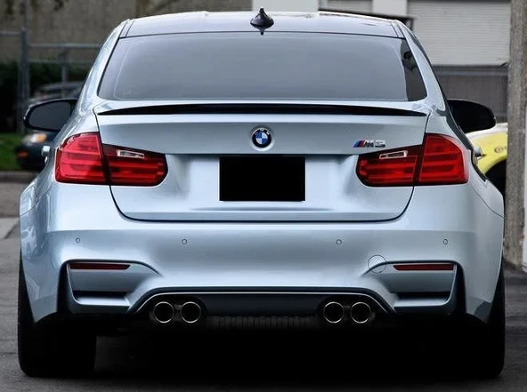 Bmw 3 Uyumlu Serisi F30-F80 M Performance Spoiler (Plastik) (2012-2018) ürün görseli 1