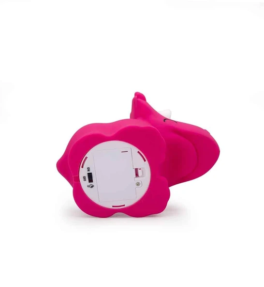 Dhink Silikon Gece Lambası  Triceratops Pembe - Resim 4