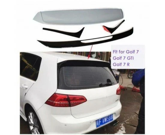Volkswagen Golf Uyumlu 7 - 45419 (2012 Sonrası) Gti Spoiler 4 Parça (Plastik) ürün görseli 1