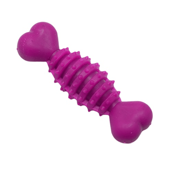Zampa Plastik Dikenli Halter Kemik Köpek Oyuncağı Large 19 x 7 cm ürün görseli 1