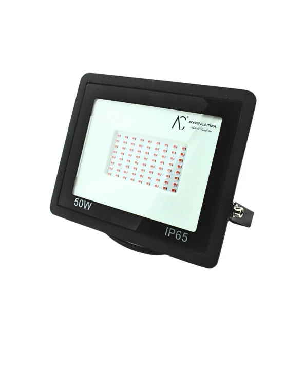 50W Kırmızı Işık IP65 Led Projektör ürün görseli 1