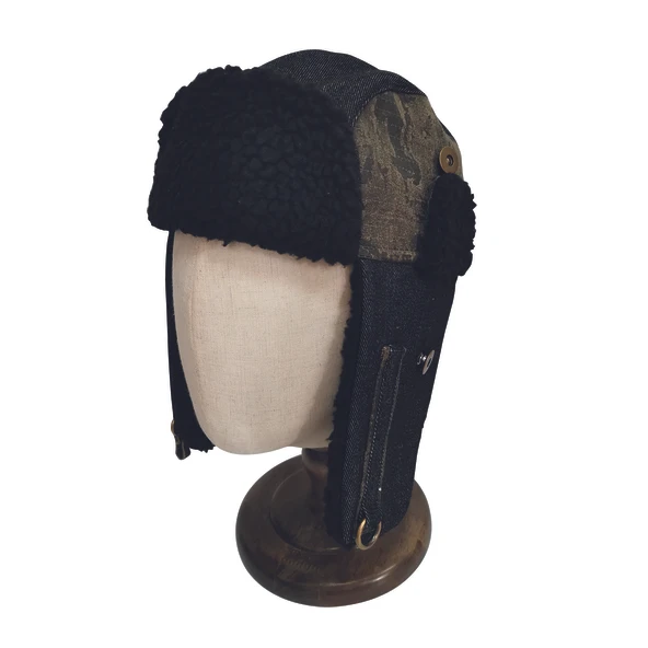 FreeCamp Ushanka Şapka-SİYAH ürün görseli 1