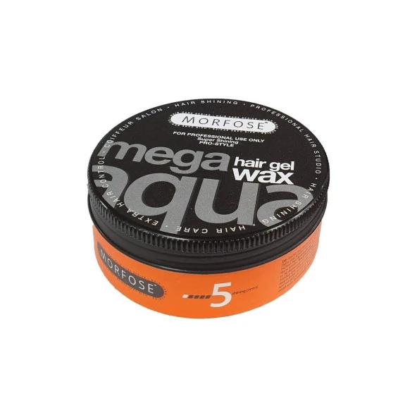 Morfose Mega Hair Gel Aqua 5 Wax 150 ml Turuncu ürün görseli 1