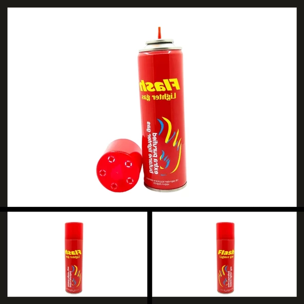 Uyguna-Yakala Flash 5 ADET 270 Ml. Çakmak Gazı Tüpü-YKT.188 ürün görseli 1