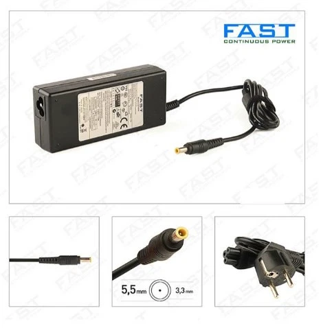 Samsung Notebook Adaptör, 19v 4.74a 5.5x3.3 Uç, 90w ürün görseli 1