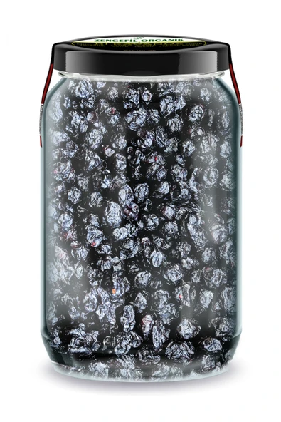 Blueberry İthal Yaban Mersini Kurusu Bi Kavanoz 660 cc. Cam Kavanozda Katkısız Pure Dried Blue Berry ürün görseli 1