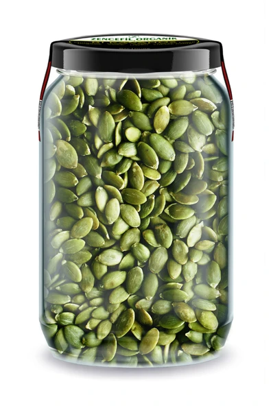 Kabak Çekirdeği İçi Bi Kavanoz 660 cc. Cam Kavanozda Saf Katkısız Kabak Çekirdeği Dried Pumpkin Seed ürün görseli 1