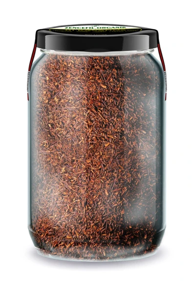 Kırmızı Çay Rooibos Bi Kavanoz 660 cc. Cam Kavanozda Saf Katkısız Rooibos Roibos Roybos Pure Red Tea ürün görseli 1