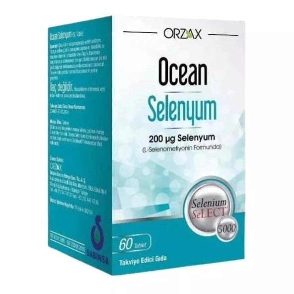 Ocean Selenyum 200 mcg 60 Tablet ürün görseli 1