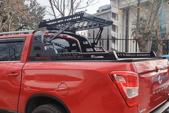 Ssangyong Musso 2019+ için Uyumlu Sepetli Roll Bar Aqm-S10 ürün görseli 1