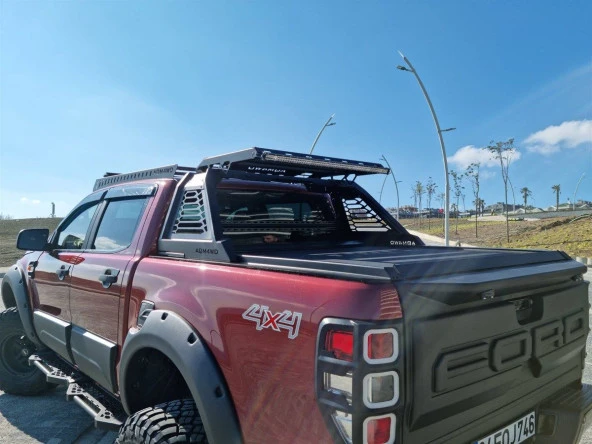 Ford Ranger Sepetli için Rollbar (Yeni Nesil Sepetli Roll Bar Aqm-M10) ürün görseli 1