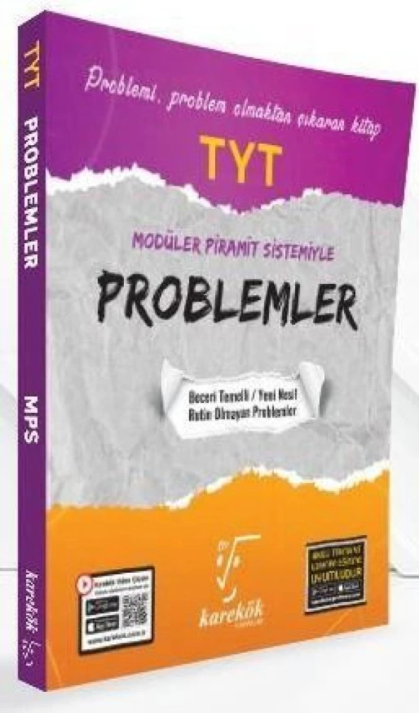 Karekök Yayınları TYT Problemler Modüler Piramit Sistemiyle MPS ürün görseli 1