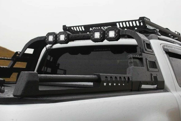 Nissan Navara Off için Road Metal Işıklı Rollbar 2010-2021 Aqm-X10 ürün görseli 1