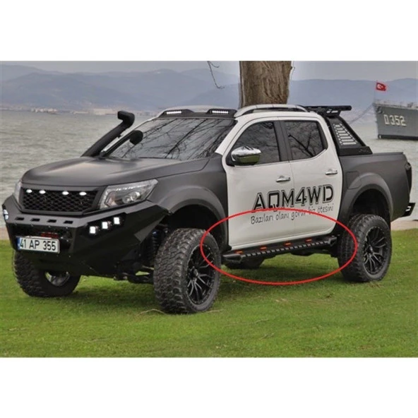 Nissan Navara Uyumlu Yan Basamak 2010-2021 Aqm-M30 Parça ürün görseli 1
