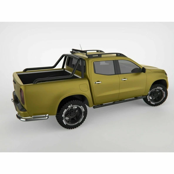 İsuzu D Max için Rollbar - Canyon Siyah Roll Bar (Aqm - Prb28) ürün görseli 1