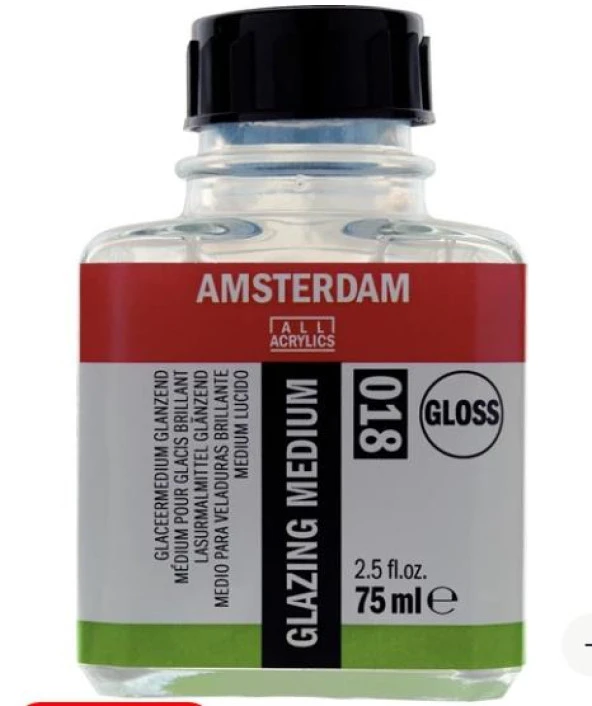 AMSTERDAM GLAZING MEDIUM GLOSS 018 75ML ürün görseli 1