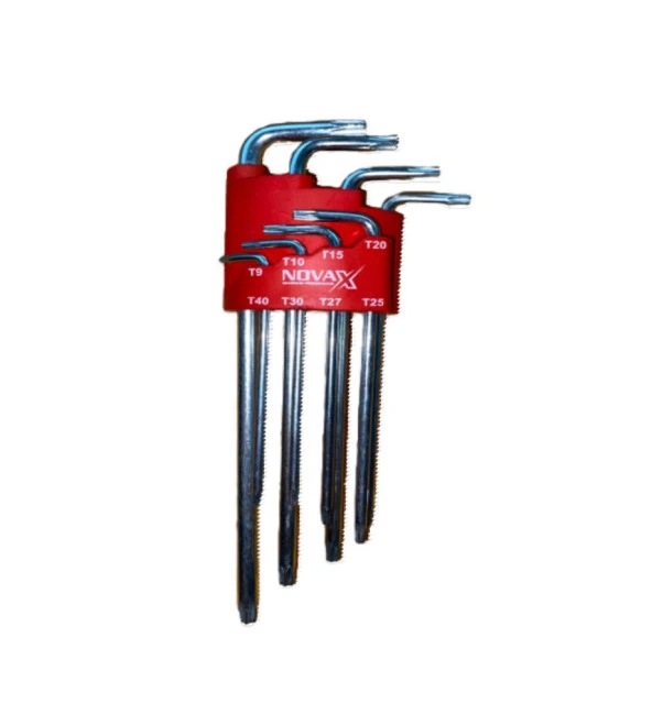 Novax Torx Alyan Anahtar Uzun 8li Set ürün görseli 1