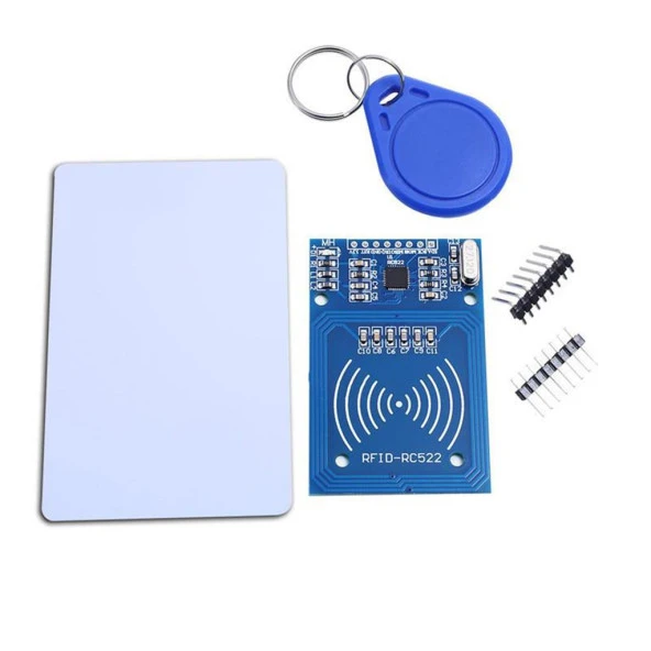 Arduino RC522 RFID NFC Modülü Kart ve Anahtarlık Kiti(13.56 Mhz) ürün görseli 1