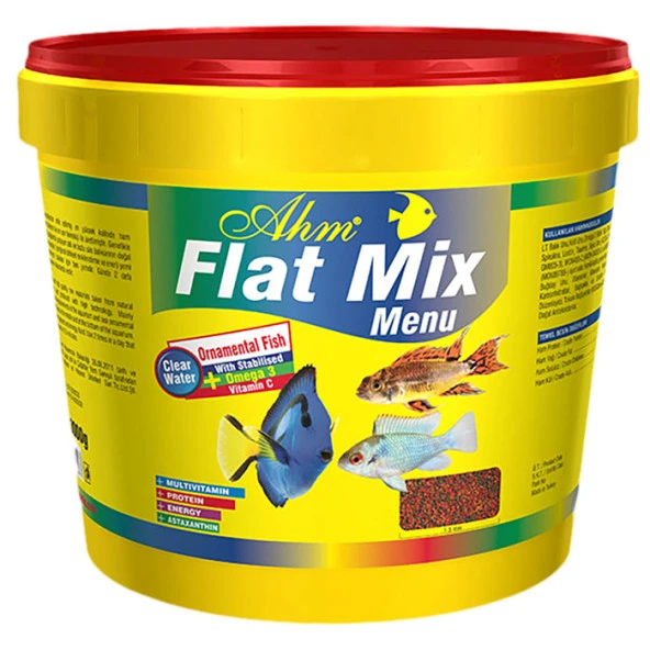 AHM Flat Mix Menu 250 Gr Poşette Gönderilir.  Resim Kovasına Aitdir.  Skt : 01/2028 ürün görseli 1