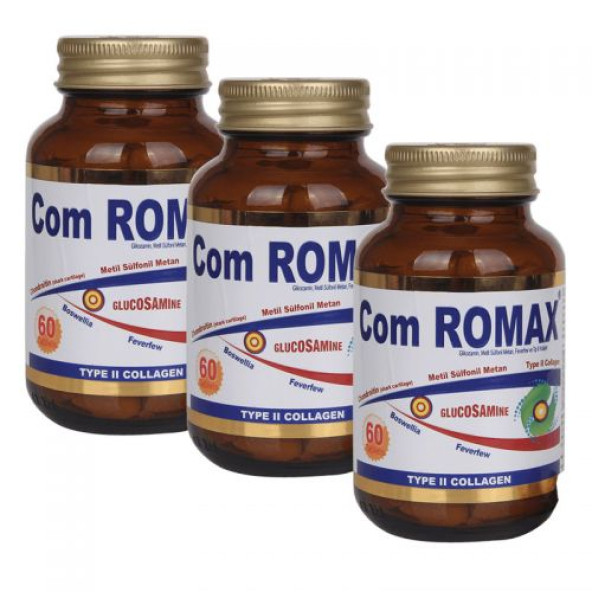 Com Romax 60 Tablet 3'lü ürün görseli 1