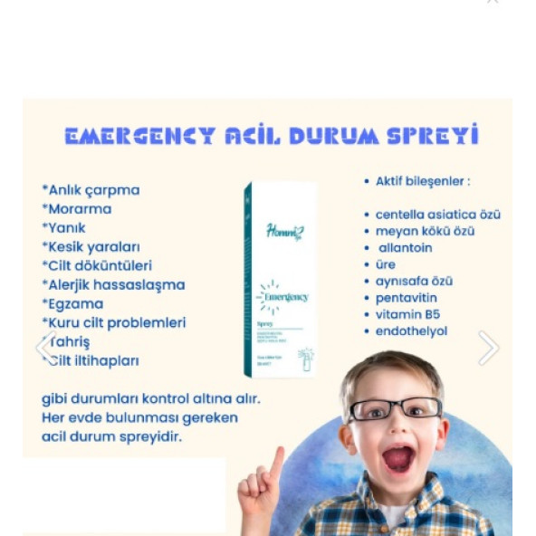 HOMMLIFE EMERGENCY SPREY 50 ML ürün görseli 1