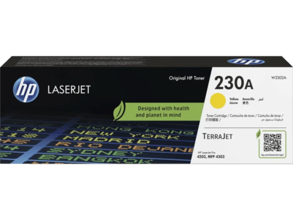 HP W2302A 230A SARI LASERJET TONER 1.800 SAYFA ürün görseli 1