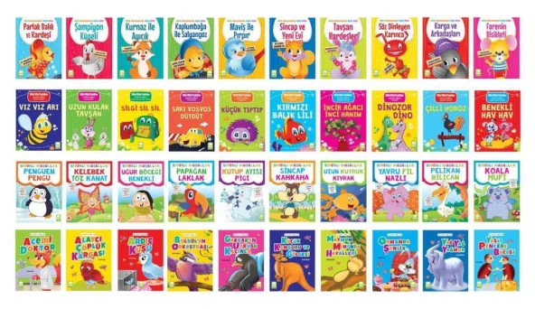 Ema Mini Fabl Masallar 40 Kitap (1. ve 2. Sınıf) ürün görseli 1