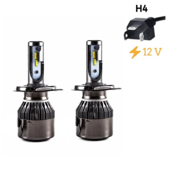 LED Far Ampulü için Çift Renk Sarı/Beyaz H4-36W-4800Lm-12V / Laam492-1 ürün görseli 1