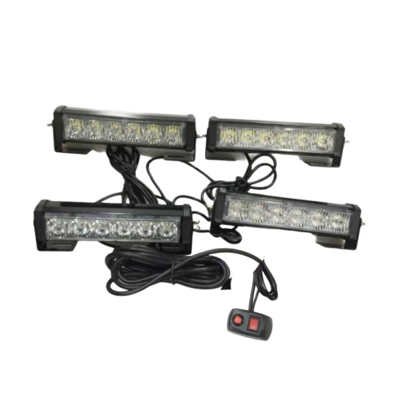 Çakar Lamba Power için Ledli 4Lü Kırmızı-Beyaz/Mavi-Beyaz 12V/ Lapa194 ürün görseli 1