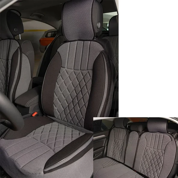 Elegance 5'Li Set Minder Gri-Siyah / Klmny543 ürün görseli 1