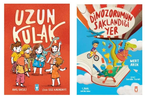 Dinozorumun Saklandığı Yer + Uzun Kulak (2 Kitap) ürün görseli 1