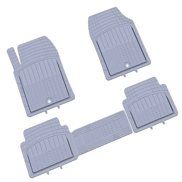 Pufi Kauçuk Paspas Universal Racing Havuzlu Gri / Tepay511-G ürün görseli 1