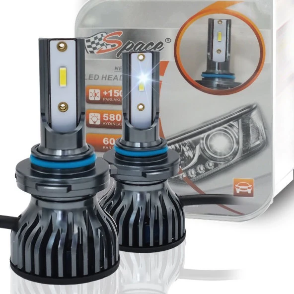 LED Far Ampulü için 6000K 9800Lm 12V 9006 / Laam916 ürün görseli 1