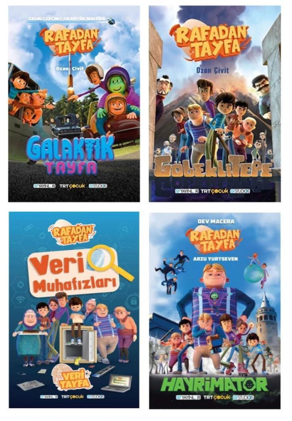 Rafadan Tayfa Seti 4 Kitap (Galaktik Tayfa + Göbeklitepe + Veri Muhafızları + Hayrimatör) ürün görseli 1