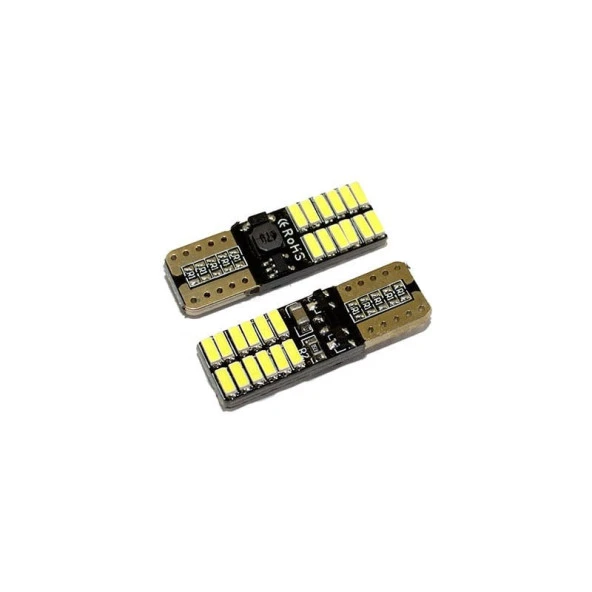 T10 LED Ampul için Canbus Buz Mavi 2Li Set 12V / Laam627-2 ürün görseli 1