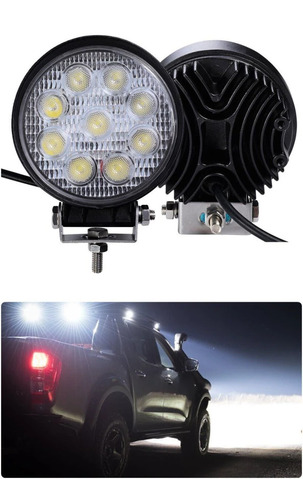 Yuvarlak Çalışma Ve için Sis Lambası 9 LED / Lass310 ürün görseli 1