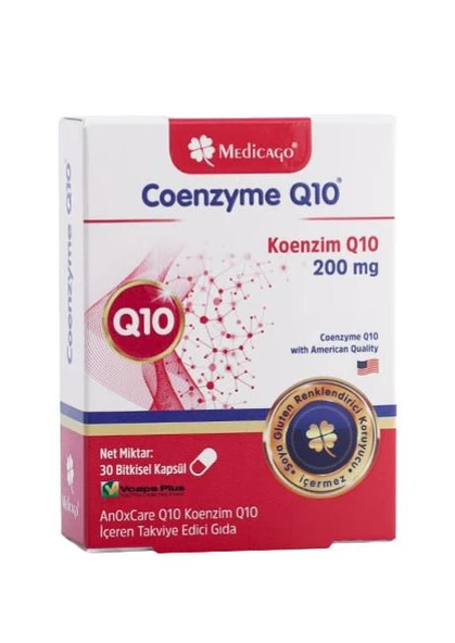 Medicago Koenzim Q10 200 Mg 30 Kapsül ürün görseli 1