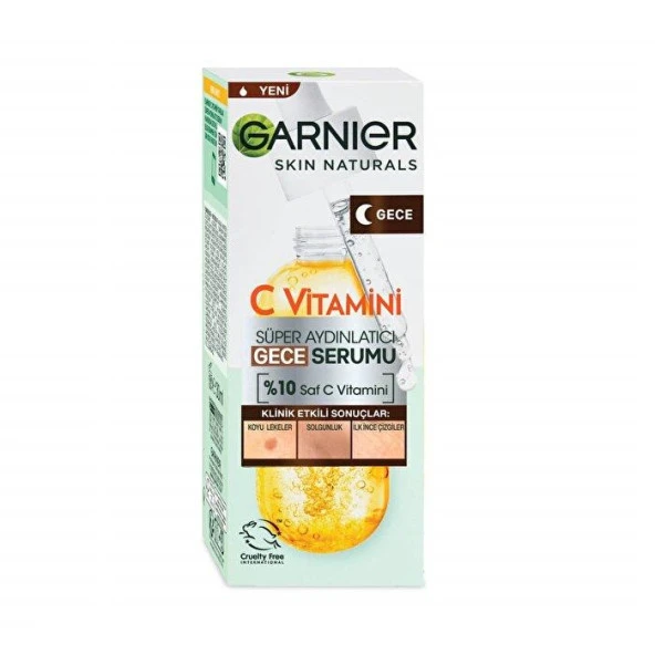 Garnier Süper Aydınlatıcılı C Vitamini Gece Serumu 30 ml ürün görseli 1