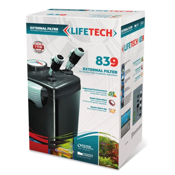 Life Tech Dış Filtre Siyah Kova İçi Dolu 1500 LH ürün görseli 1