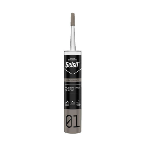 Selsil Silikon Gri 280 Gr ürün görseli 1